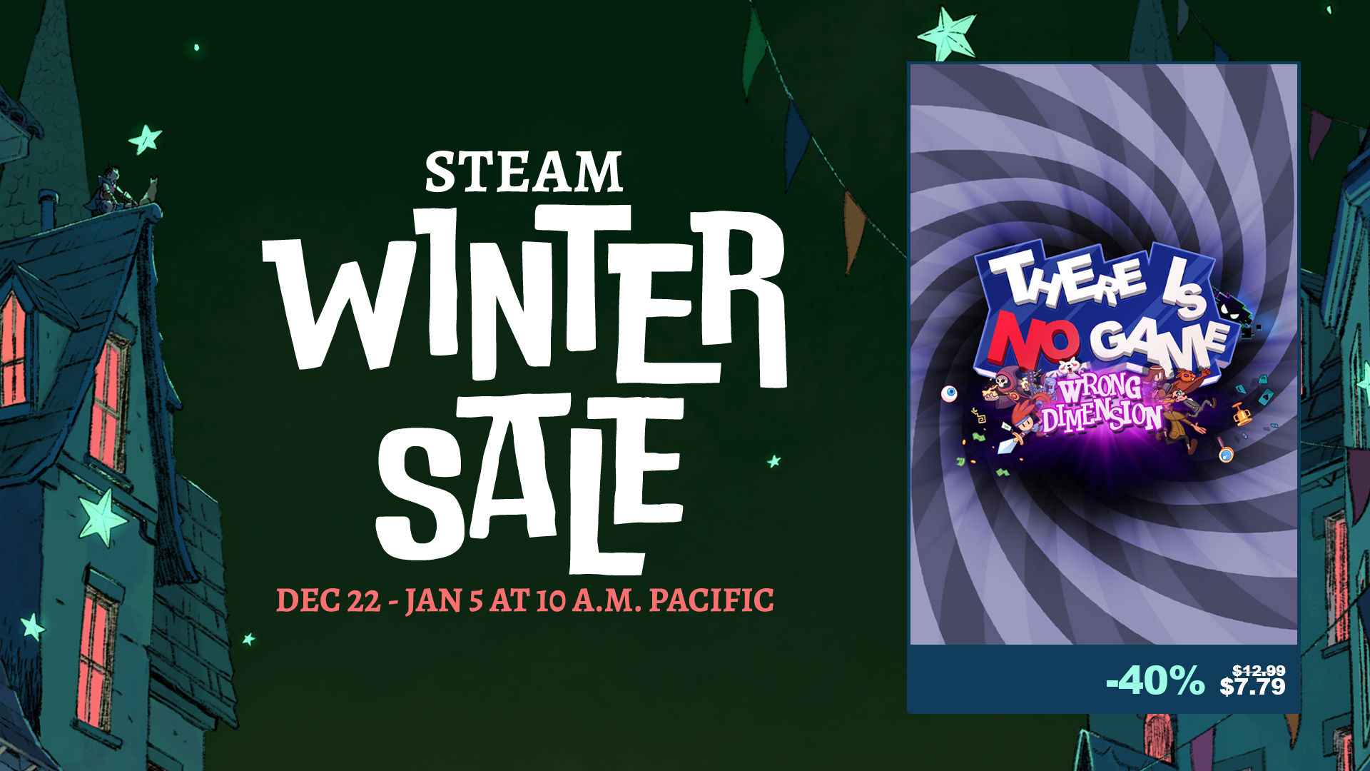 Christmas There Is No Game Wrong Dimension Winter Sale 2022